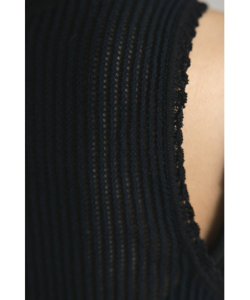 STYLEMIXER（スタイルミキサー）の「バイカラーシアークロシェニット