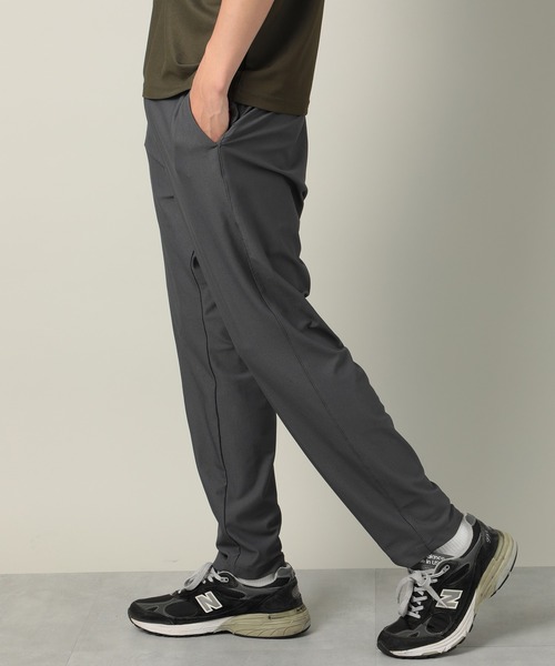 SETUP7（セットアップセブン）の「【SETUP7】ナイロンニット　メッシュノータックパンツ 041370 KDM（スラックス・メンズ・グレー/ネイビー・M/L/LL）」の7枚目の写真
