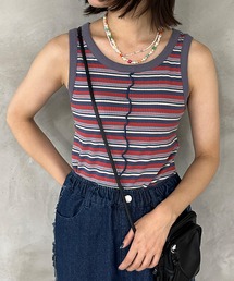 kutir | マルチボーダータンクトップ(タンクトップ)