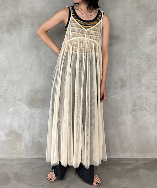 kutir(クティール)の「マルチボーダータンクトップ(タンクトップ・レディース・イエロー系その他/ピンク系その他/グリーン系その他・FREE)」の12枚目の写真