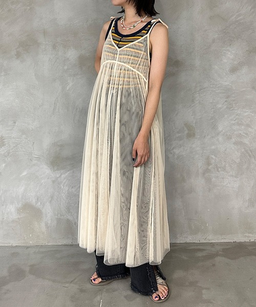 kutir(クティール)の「マルチボーダータンクトップ(タンクトップ・レディース・イエロー系その他/ピンク系その他/グリーン系その他・FREE)」の18枚目の写真