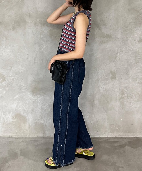 kutir(クティール)の「マルチボーダータンクトップ(タンクトップ・レディース・イエロー系その他/ピンク系その他/グリーン系その他・FREE)」の19枚目の写真