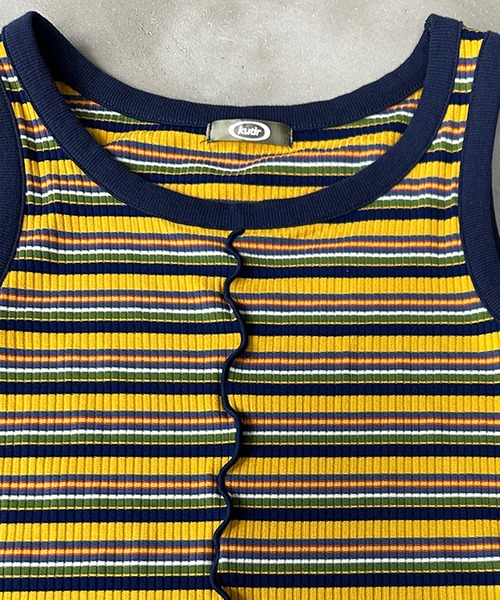 kutir(クティール)の「マルチボーダータンクトップ(タンクトップ・レディース・イエロー系その他/ピンク系その他/グリーン系その他・FREE)」の10枚目の写真