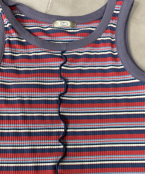 kutir(クティール)の「マルチボーダータンクトップ(タンクトップ・レディース・イエロー系その他/ピンク系その他/グリーン系その他・FREE)」の16枚目の写真