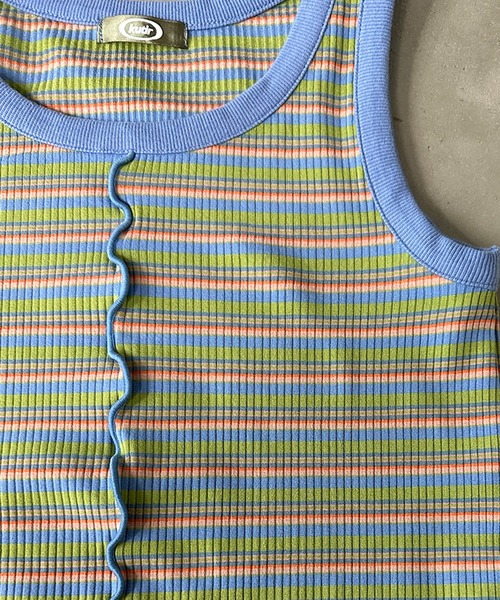 kutir(クティール)の「マルチボーダータンクトップ(タンクトップ・レディース・イエロー系その他/ピンク系その他/グリーン系その他・FREE)」の20枚目の写真