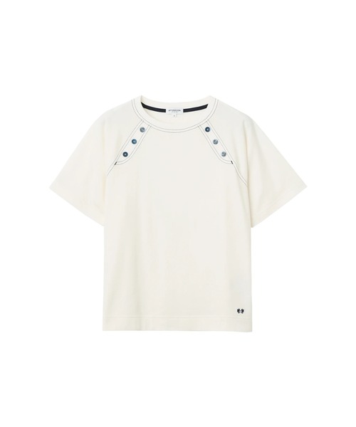 McGREGOR(マックレガー)の「カノコステッチTシャツ(Tシャツ/カットソー・レディース・チャコールグレー/ネイビー/オレンジ/ロイヤルブルー/アイボリー・L/M)」の9枚目の写真