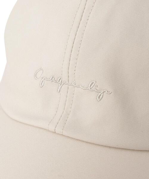 OPAQUE.CLIP(オペークドットクリップ)の「◆ポリエステルロゴキャップ(キャップ・レディース・ベージュ/ブラック/ライトベージュ・00)」の4枚目の写真