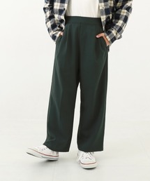 devirock（デビロック）の「ハイウエスト ワイドタックパンツ（その他パンツ・キッズ）」