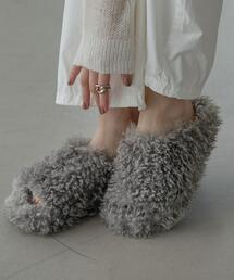 coen | ボリュームフェイクファーサンダル(サンダル)