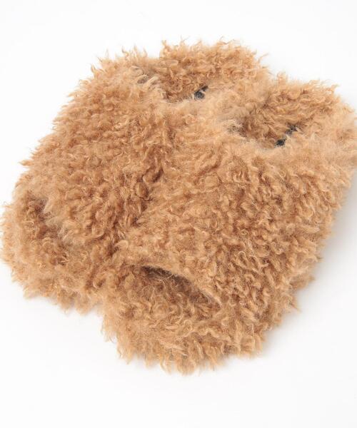 coen（コーエン）の「ボリュームフェイクファーサンダル（サンダル・レディース・ダークグレー/ブラウン・M/S/L）」の7枚目の写真