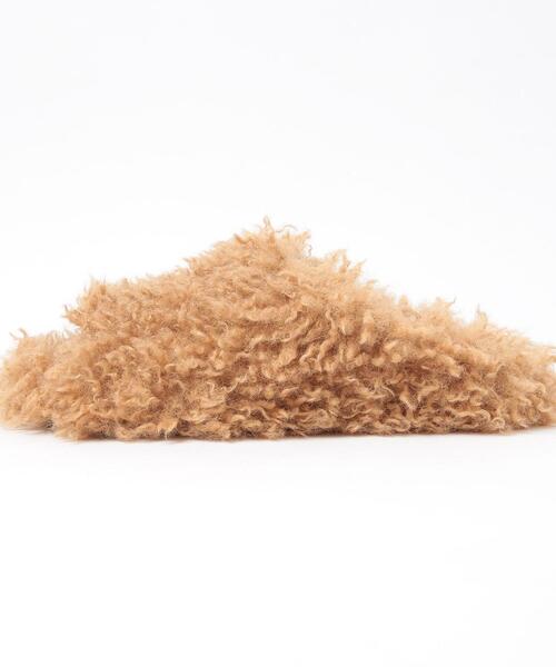 coen（コーエン）の「ボリュームフェイクファーサンダル（サンダル・レディース・ダークグレー/ブラウン・M/S/L）」の8枚目の写真