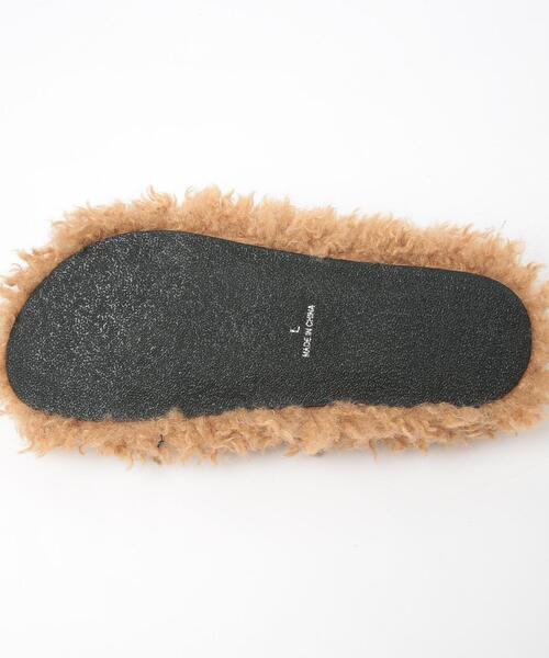 coen（コーエン）の「ボリュームフェイクファーサンダル（サンダル・レディース・ダークグレー/ブラウン・M/S/L）」の13枚目の写真