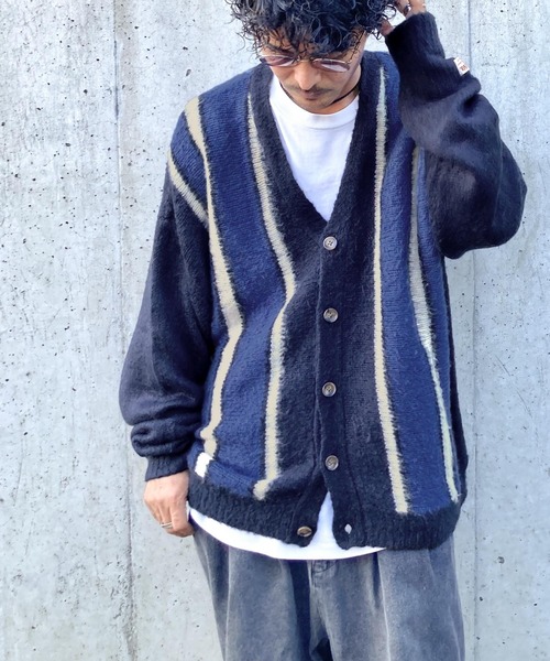 セール】《Javaジャバコラボ》大人のマルチカラー配色。ストライプ柄