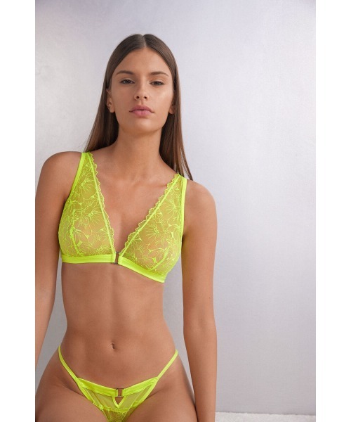 Intimissimi（インティミッシミ）の「Pure Joy トライアングルブラ（ブラジャー・レディース・クリアイエロー・75B/75C/80C/85B/80B）」の6枚目の写真