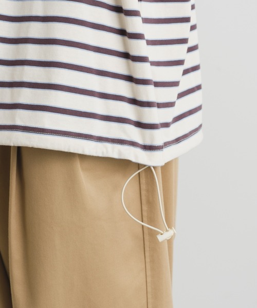 CIAOPANIC TYPY(チャオパニックティピー)の「■マルチボーダードロストロンTee(Tシャツ/カットソー・メンズ・オフホワイト/オレンジ/ブルー・MEDIUM/LARGE)」の13枚目の写真