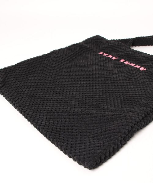 and it_（アンドイット）の「ポコポコロゴ刺繍トート（トートバッグ・レディース・ブラック/ブルー/レッド/ブラウン/ベージュ・FREE）」の9枚目の写真