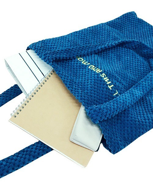 and it_（アンドイット）の「ポコポコロゴ刺繍トート（トートバッグ・レディース・ブラック/ブルー/レッド/ブラウン/ベージュ・FREE）」の7枚目の写真