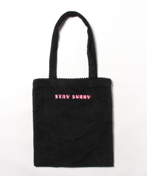 and it_（アンドイット）の「ポコポコロゴ刺繍トート（トートバッグ・レディース・ブラック/ブルー/レッド/ブラウン/ベージュ・FREE）」の12枚目の写真