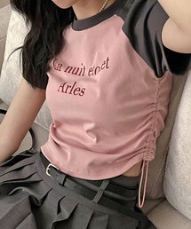 サイドストリングラグランTシャツ