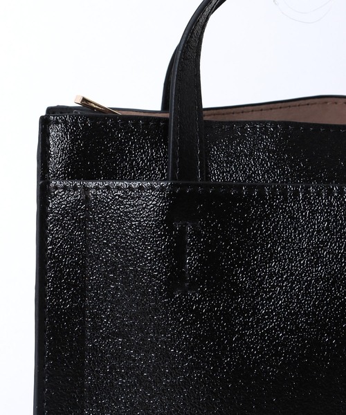 Three Four Time(スリーフォータイム)の「【cache cache 】メタリックナノパーテーション2WAYBAG(トートバッグ・レディース・シルバー/ブラック・FREE)」の11枚目の写真