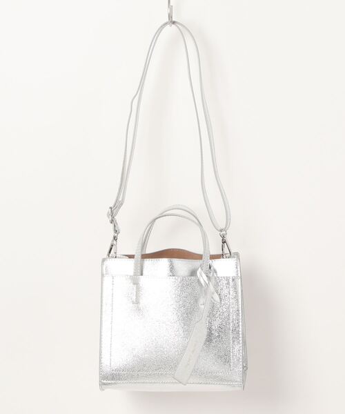 Three Four Time(スリーフォータイム)の「【cache cache 】メタリックナノパーテーション2WAYBAG(トートバッグ・レディース・シルバー/ブラック・FREE)」の15枚目の写真