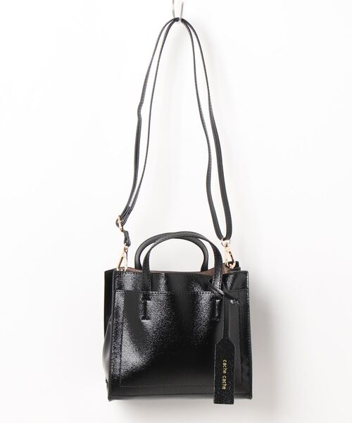 Three Four Time(スリーフォータイム)の「【cache cache 】メタリックナノパーテーション2WAYBAG(トートバッグ・レディース・シルバー/ブラック・FREE)」の12枚目の写真