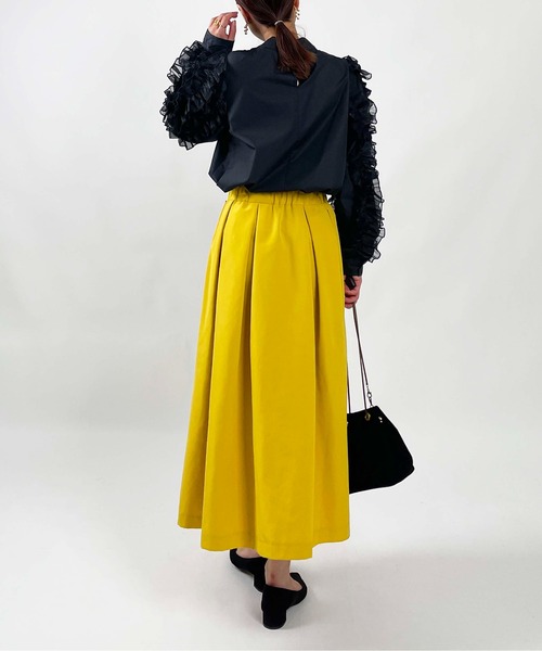 PICCIN(ピッチン)の「【WEB限定】フリルスリーブブラウス(シャツ/ブラウス・レディース・ブラック/オフホワイト・M)」の21枚目の写真