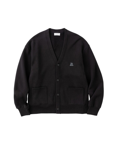 POET MEETS DUBWISE(ポエットミーツダブワイズ)の「【POET MEETS DUBWISE/ポエトミーツダブワイズ】 Sweat Cardigan スウェットカーディガン(スウェット・メンズ・ブラック・XL/L/M)」の1枚目の写真