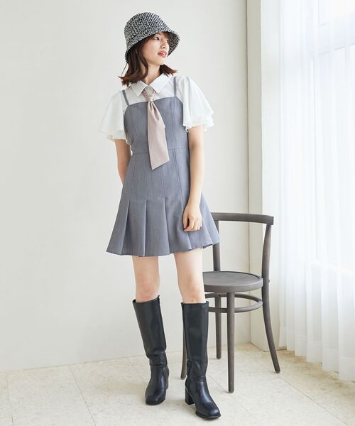 MAJESTIC LEGON（マジェスティックレゴン）の「クラシカルパネルハット（ハット・レディース・ブラック/ブラック系その他/アイボリー・FREE）」の15枚目の写真