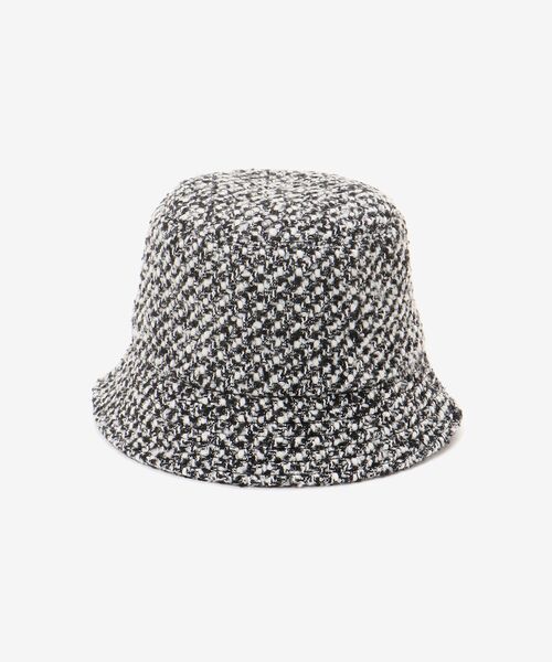 MAJESTIC LEGON（マジェスティックレゴン）の「クラシカルパネルハット（ハット・レディース・ブラック/ブラック系その他/アイボリー・FREE）」の8枚目の写真