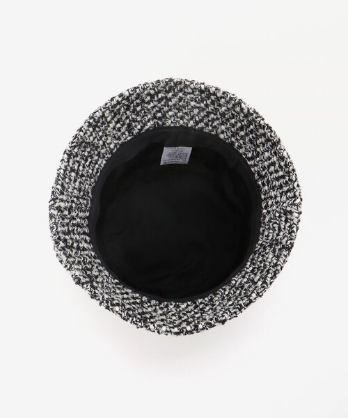 MAJESTIC LEGON（マジェスティックレゴン）の「クラシカルパネルハット（ハット・レディース・ブラック/ブラック系その他/アイボリー・FREE）」の7枚目の写真