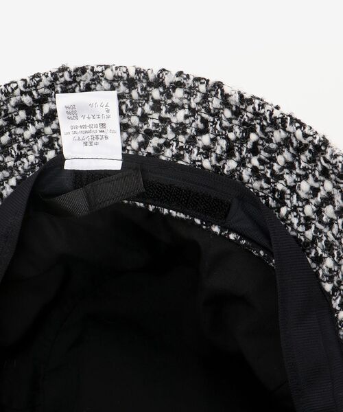 MAJESTIC LEGON（マジェスティックレゴン）の「クラシカルパネルハット（ハット・レディース・ブラック/ブラック系その他/アイボリー・FREE）」の6枚目の写真