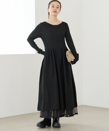 IENA | リブフォルムニットワンピース(ワンピース)