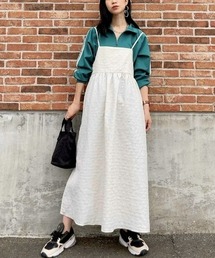 【Remal】膨れジャガードワンピ