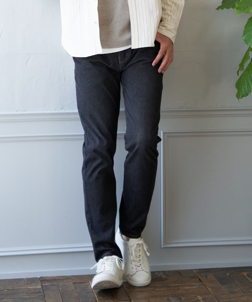 ikka（イッカ）の「ストレッチ デニムパンツ（デニムパンツ・メンズ・ブラック/ブルー/ネイビー・XL/S/L/M）」の5枚目の写真