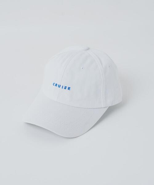 WEGO（ウィゴー）の「WEGO/CRUISEロゴキャップ（キャップ・レディース・ホワイト/ライトベージュ・FREE）」の8枚目の写真