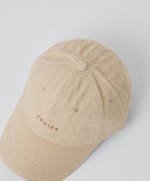 WEGO（ウィゴー）の「WEGO/CRUISEロゴキャップ（キャップ・レディース・ホワイト/ライトベージュ・FREE）」の11枚目の写真
