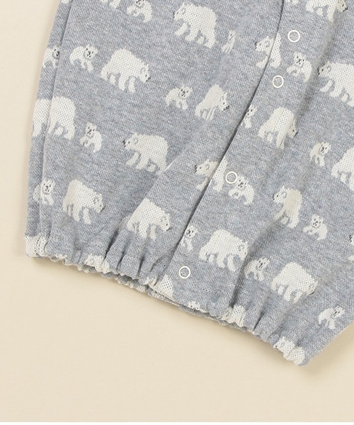 sense of wonder(センスオブワンダー)の「オーガニックジャカード2wayオール(ロンパース・キッズ・ネイビー/ブルー・50-70cm)」の9枚目の写真