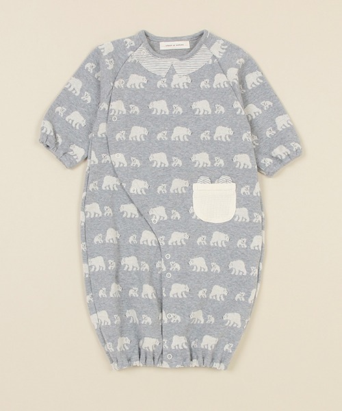 sense of wonder(センスオブワンダー)の「オーガニックジャカード2wayオール(ロンパース・キッズ・ネイビー/ブルー・50-70cm)」の11枚目の写真