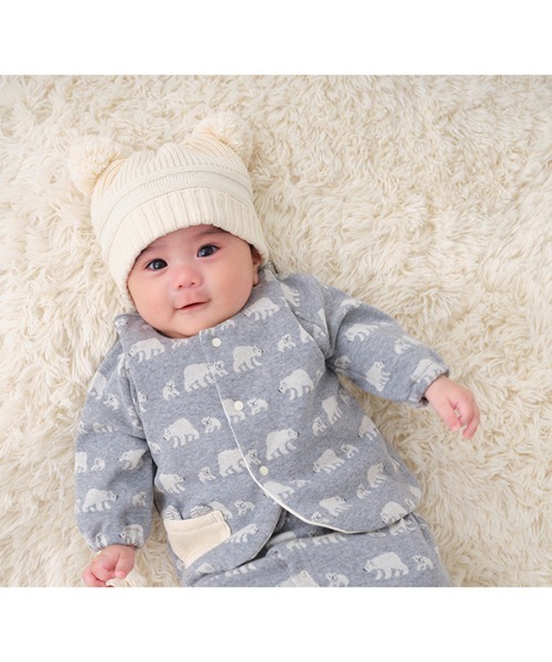 sense of wonder(センスオブワンダー)の「オーガニックジャカード2wayオール(ロンパース・キッズ・ネイビー/ブルー・50-70cm)」の12枚目の写真