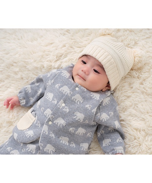 sense of wonder(センスオブワンダー)の「オーガニックジャカード2wayオール(ロンパース・キッズ・ネイビー/ブルー・50-70cm)」の13枚目の写真