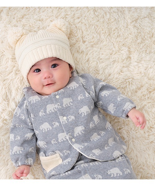 sense of wonder(センスオブワンダー)の「オーガニックジャカード2wayオール(ロンパース・キッズ・ネイビー/ブルー・50-70cm)」の18枚目の写真