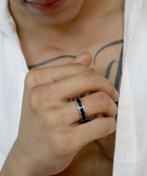 ブラックライン リング / サージカルステンレス316L (金属アレルギー対応)