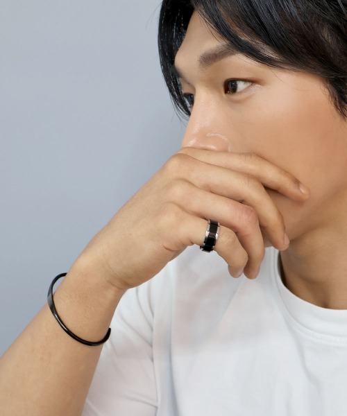 セール】ブラックライン リング / サージカルステンレス316L (金属