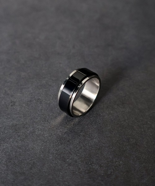 4INT.（フォイント）の「ブラックライン リング / サージカルステンレス316L (金属アレルギー対応)（リング・メンズ・B/C/A/D・18号/16号）」の19枚目の写真