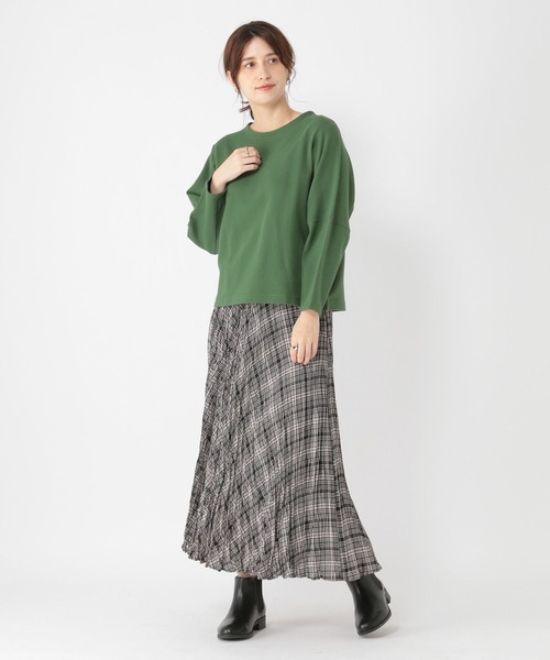 studio CLIP(スタディオクリップ)の「リップルプルオーバー(Tシャツ/カットソー・レディース・グリーン/その他1/その他2・FREE)」の7枚目の写真