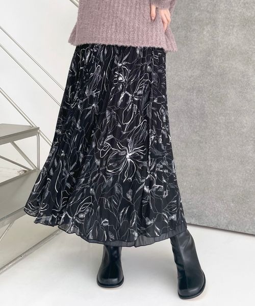 mysty woman（ミスティウーマン）の「綺麗見えリバーシブルスカート 984756（スカート・レディース・ブラック系その他/グレー/ベージュ系その他/ホワイト系その他/ホワイト・MEDIUM/SMALL）」の16枚目の写真