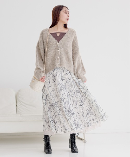 mysty woman（ミスティウーマン）の「綺麗見えリバーシブルスカート 984756（スカート・レディース・ブラック系その他/グレー/ベージュ系その他/ホワイト系その他/ホワイト・MEDIUM/SMALL）」の6枚目の写真