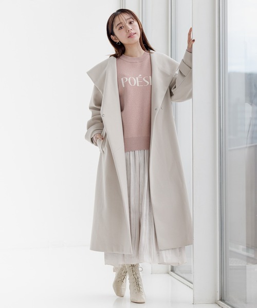 mysty woman（ミスティウーマン）の「綺麗見えリバーシブルスカート 984756（スカート・レディース・ブラック系その他/グレー/ベージュ系その他/ホワイト系その他/ホワイト・MEDIUM/SMALL）」の7枚目の写真