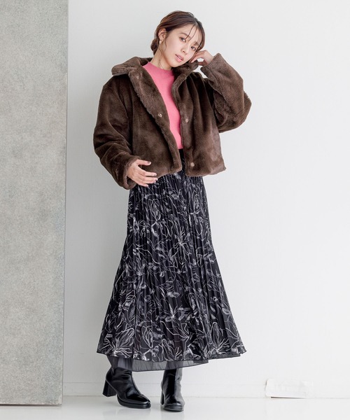 mysty woman（ミスティウーマン）の「綺麗見えリバーシブルスカート 984756（スカート・レディース・ブラック系その他/グレー/ベージュ系その他/ホワイト系その他/ホワイト・MEDIUM/SMALL）」の10枚目の写真